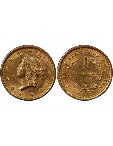 USA, LIBERTY HEAD - 1 DOLLAR OR 1852