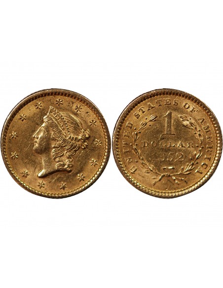 USA, LIBERTY HEAD - 1 DOLLAR OR 1852