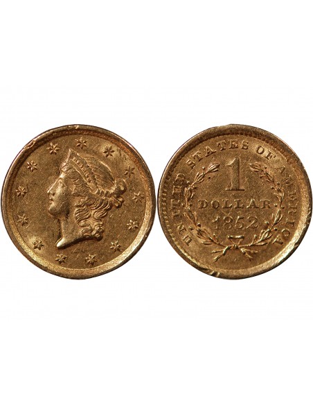 USA, LIBERTY HEAD - 1 DOLLAR OR 1852