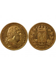LOUIS XVIII﻿ - 40 FRANCS OR 1816 A PARIS 2