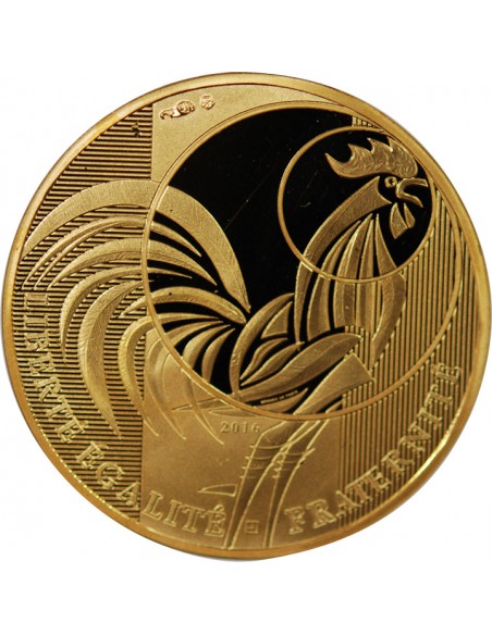 FRANCE, COQ 3ième Type - 250 EUROS OR 2016
