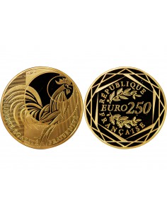 FRANCE, COQ 3ième Type - 250 EUROS OR 2016 2