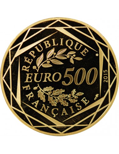 FRANCE, LA REPUBLIQUE - 500 EUROS OR 2015