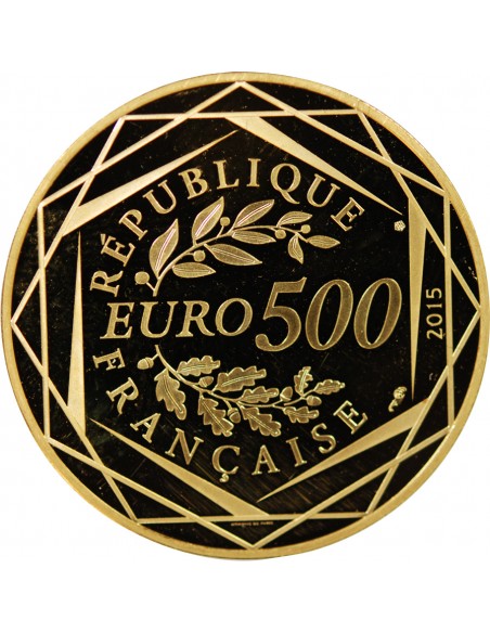 FRANCE, LA REPUBLIQUE - 500 EUROS OR 2015