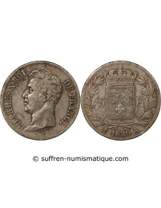 CHARLES X - 5 FRANCS ARGENT 1826 A PARIS
