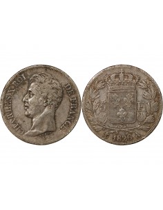 CHARLES X - 5 FRANCS ARGENT 1826 A PARIS 2