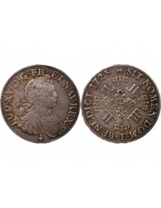 LOUIS XV - ECU ARGENT AUX 8 L 1725 T NANTES 2