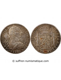 MEXIQUE, CHARLES III - 8 REALES ARGENT 1788 MEXICO