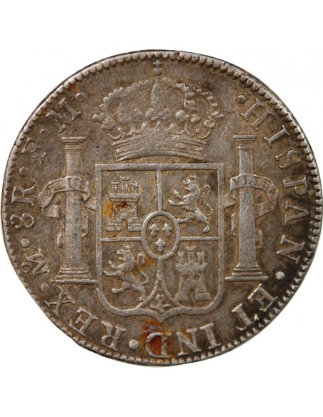 MEXIQUE, CHARLES III - 8 REALES ARGENT 1788 MEXICO