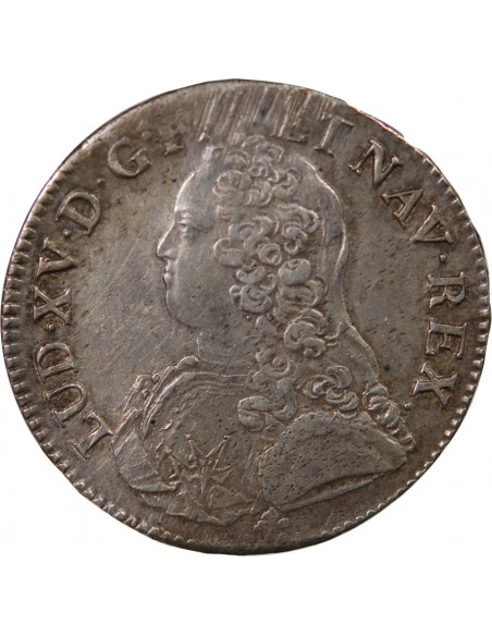 LOUIS XV - ECU AUX BRANCHES D'OLIVIER - 1735 K BORDEAUX