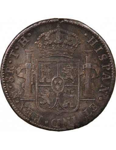 MEXIQUE, CHARLES IV - 8 REALES ARGENT - 1806 TH