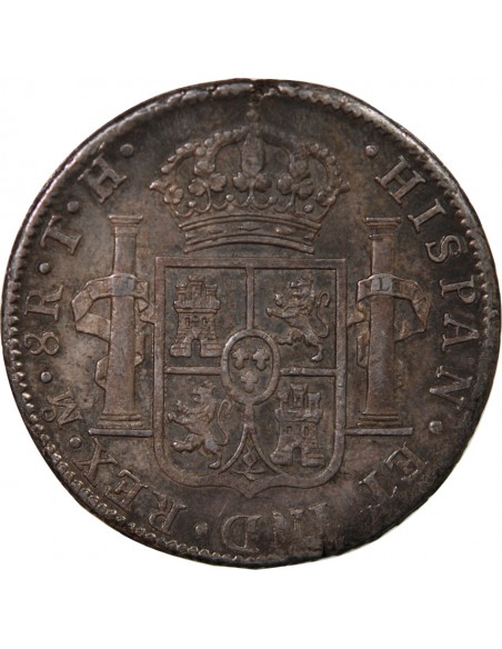 MEXIQUE, CHARLES IV - 8 REALES ARGENT - 1806 TH