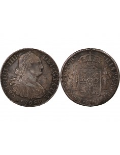 MEXIQUE, CHARLES IV - 8 REALES ARGENT - 1806 TH 2