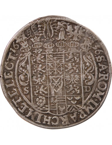 ALLEMAGNE, SAXE, JOHANN GEORG I - THALER ARGENT - 1636 SD DRESDE