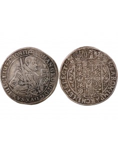 ALLEMAGNE, SAXE, JOHANN GEORG I - THALER ARGENT - 1636 SD DRESDE 2