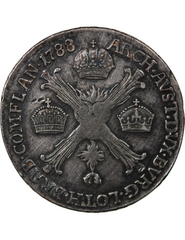 PAYS-BAS AUTRICHIENS, JOSEPH II - 1/4 COURONNE - 1788 H (GUNTZBOURG))