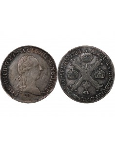 PAYS-BAS AUTRICHIENS, JOSEPH II - 1/4 COURONNE - 1788 H (GUNTZBOURG)) 2