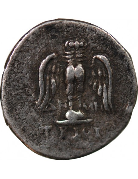 ROYAUME DU PONT - HEMIDRACHME ARGENT - AMISOS, 280 / 260 AV JC