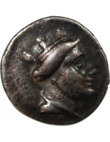 ROYAUME DU PONT - HEMIDRACHME ARGENT - AMISOS, 280 / 260 AV JC