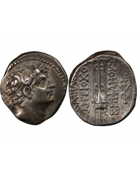 EMPIRE SELEUCIDE, ANTIOCHOS VIII - DRACHME ARGENT - ANTIOCHE Γ, 112/110 AV JC