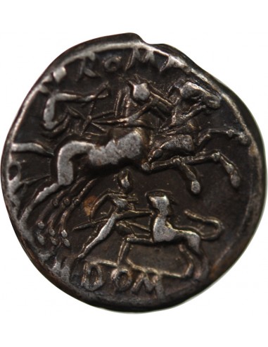 REPUBLIQUE ROMAINE, DOMITIA - DENIER ARGENT - ROME, 128 AV JC