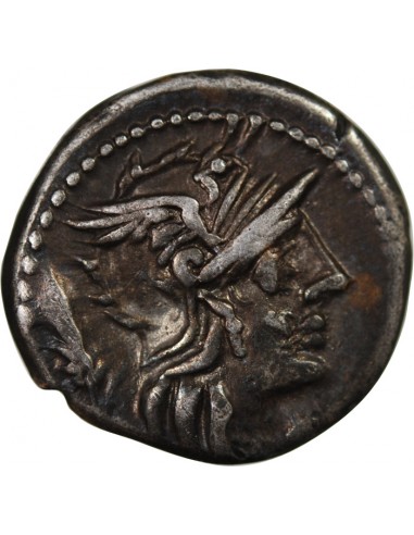 REPUBLIQUE ROMAINE, DOMITIA - DENIER ARGENT - ROME, 128 AV JC