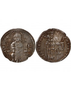ITALIE, REPUBLIQUE DE VENISE, ANTONIO VENIER - GROSSO ARGENT - 1382-1400 2