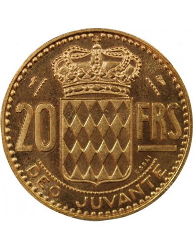 MONACO, RAINIER III - ESSAIS, 20 FRANCS OR - 1950 PARIS
