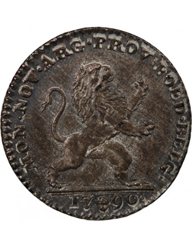 ETATS BELGIQUES UNIS - 10 SOLS ARGENT - 1790 BRUXELLES