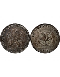 ETATS BELGIQUES UNIS - 10 SOLS ARGENT - 1790 BRUXELLES 2