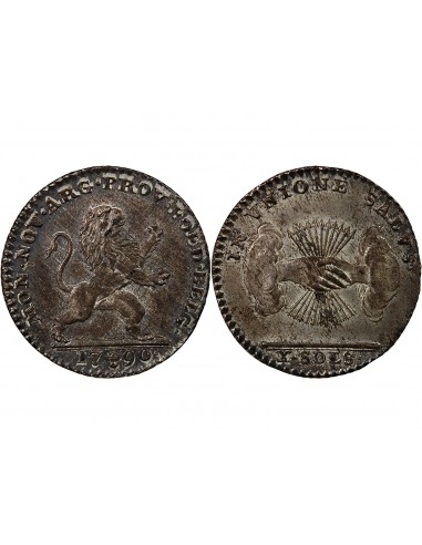ETATS BELGIQUES UNIS - 10 SOLS ARGENT - 1790 BRUXELLES
