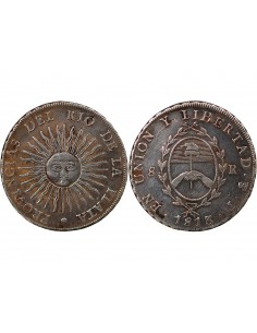 ARGENTINE, RIO DE LA PLATA - 8 REALES ARGENT - 1813 PTS POTOSI 2