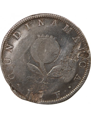 COLOMBIE - 8 REALES ARGENT - 1820 BOGOTA