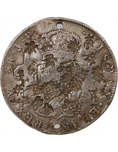 PEROU, FERDINAND VII - 8 REALES ARGENT, 1er Type - 1811 JP LIMA