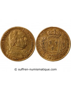 LOUIS XVIII - 20 FRANCS OR 1815 A PARIS