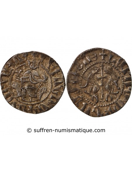 ROYAUME ARMÉNIEN DE CILICIE, LEON Ier - TRAM ARGENT - 1198 / 1219