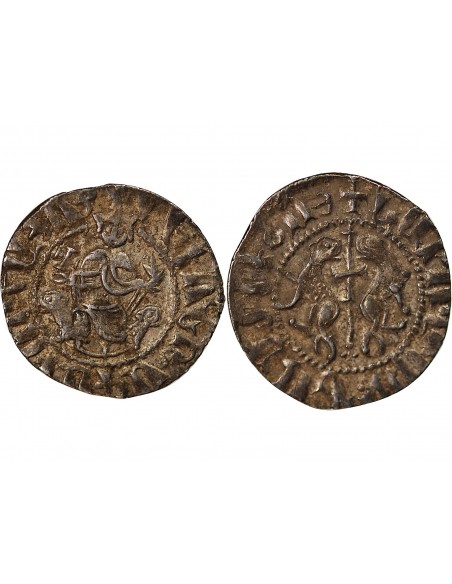 ROYAUME ARMÉNIEN DE CILICIE, LEON Ier - TRAM ARGENT - 1198 / 1219