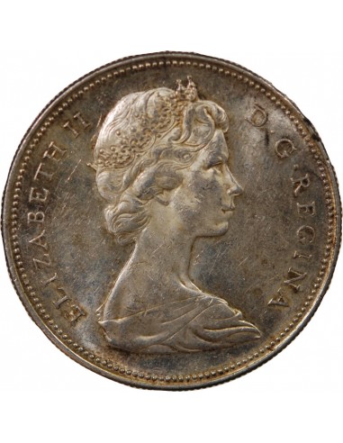 CANADA, ELIZABETH II - DOLLAR ARGENT - 1966 OTTAWA