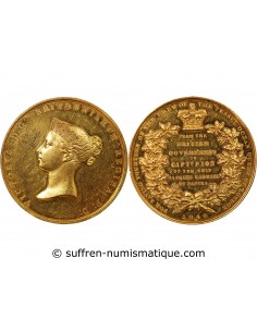 GRANDE-BRETAGNE, VICTORIA - MEDAILLE OR 1849 - AU CAPITAINE PION