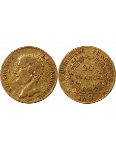 BONAPARTE 1er CONSUL - 20 FRANCS OR AN 12 A PARIS 2