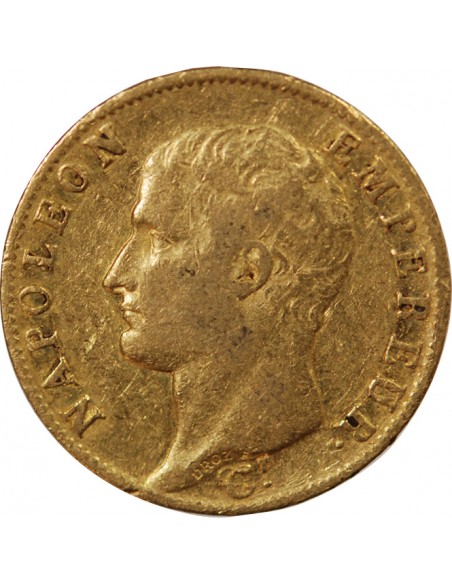 NAPOLEON Ier﻿ - 20 FRANCS OR 1806 A PARIS﻿ "Calendrier grégorien"