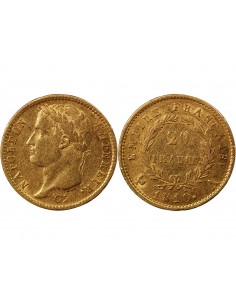 NAPOLÉON Ier - 20 FRANCS OR, TETE LAUREE - 1810 A PARIS 2
