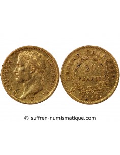 NAPOLÉON Ier - 20 FRANCS OR, TETE LAUREE - 1811 A PARIS