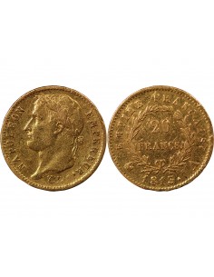 NAPOLÉON Ier - 20 FRANCS OR, TETE LAUREE - 1813 A PARIS 2