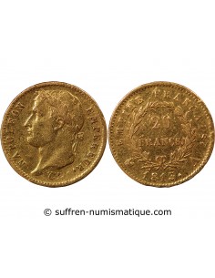 NAPOLÉON Ier - 20 FRANCS OR, TETE LAUREE - 1813 A PARIS