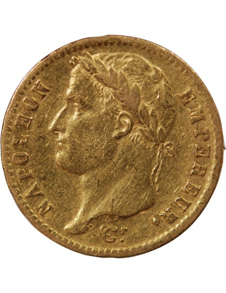 NAPOLÉON Ier - 20 FRANCS OR, TETE LAUREE - 1813 A PARIS
