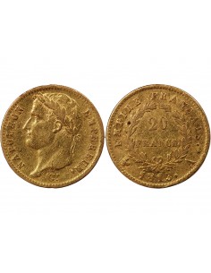 NAPOLÉON Ier - 20 FRANCS OR, TETE LAUREE - 1813 A PARIS 2