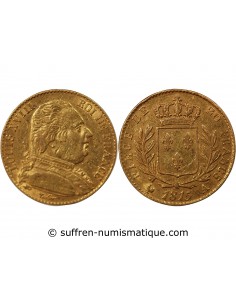 LOUIS XVIII - 20 FRANCS OR 1815 A PARIS