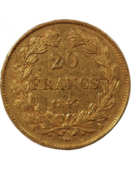 LOUIS PHILIPPE﻿ - 20 FRANCS OR 1843 A PARIS﻿
