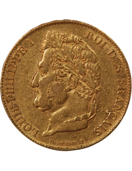 LOUIS PHILIPPE﻿ - 20 FRANCS OR 1843 A PARIS﻿